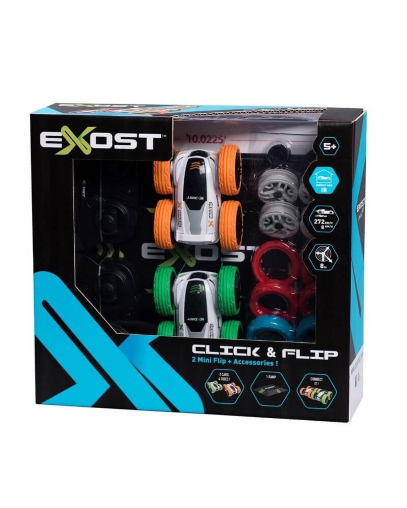 EXOST Coffret 2 voitures télécommandées - Exost - FLASH JOUET