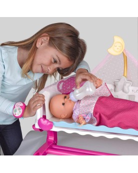 Nenuco - Poupon et Berceau, Dort avec Moi et Son Baby Monitor, Mult...