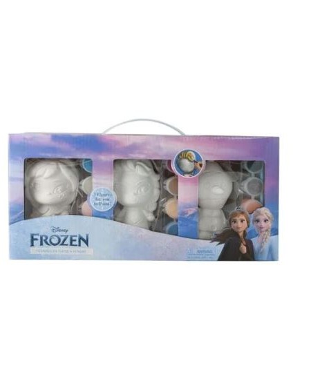 Figurine à peindre Reine des neiges x3 DISNEY - FLASH JOUET