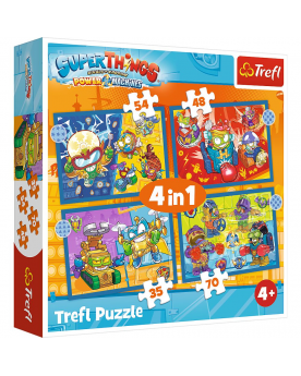 puzzle 4en1 SUPERTHINGS