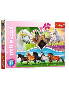 puzzle 200pcs chevaux