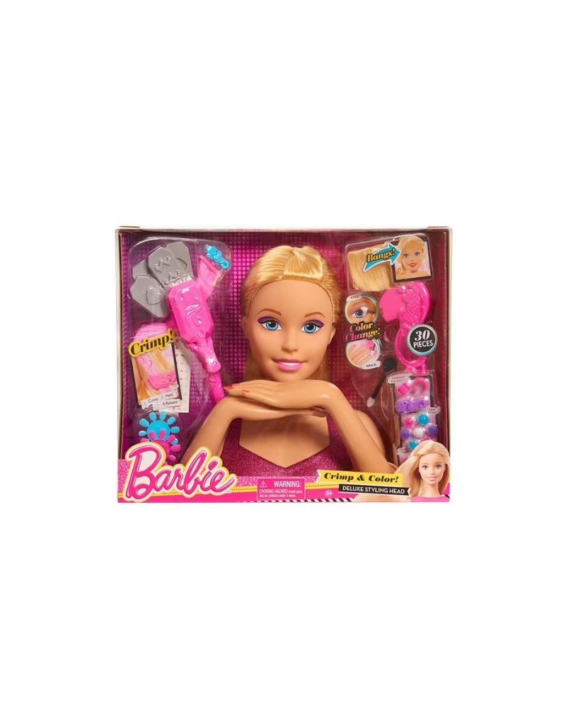 Tête à Coiffer Barbie Deluxe Giochi - FLASH JOUET