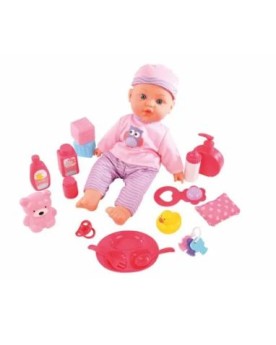 POUPON TEEYAH 30CM + 16 ACCESSOIRES - FLASH JOUET