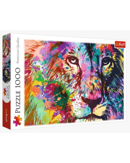 PUZZLE 1000 PCS LION - FLASH JOUET