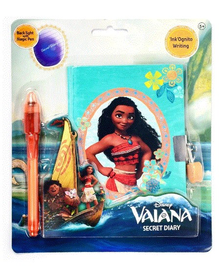 Journal intime avec cadenas et stylo a encre invisible Vaiana - FLA...