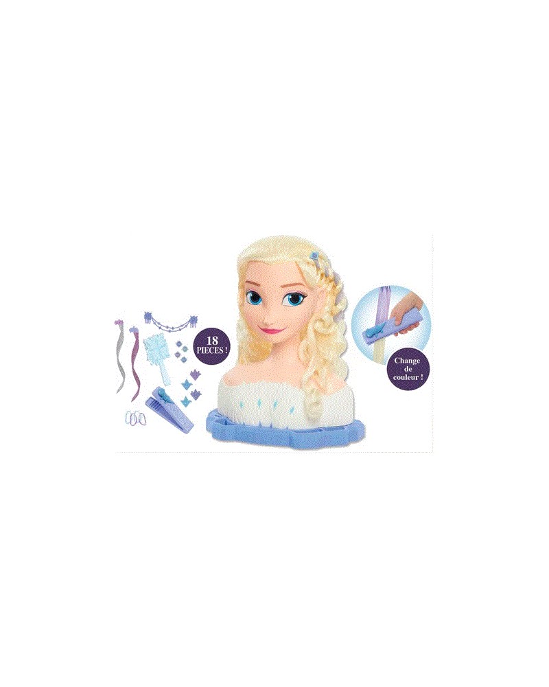 Tête à Coiffer Deluxe Elsa - La Reine des Neiges 2