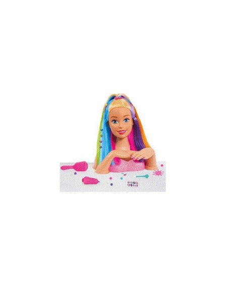 Tête à Coiffer Barbie Rainbow Sparkle