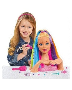 Tête à Coiffer Barbie Rainbow Sparkle
