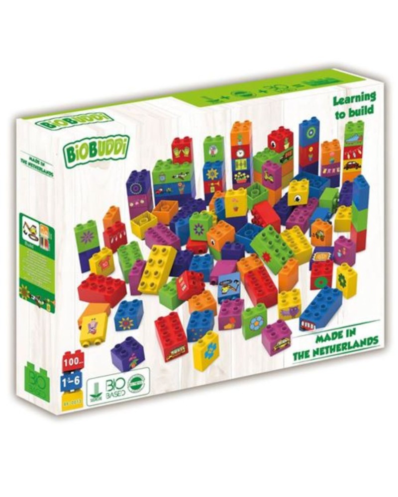 BiOBUDDi Jeu de Construction éducatif , 100 pcs.