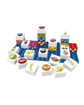 BiOBUDDi Jeu de Construction nourriture éducatif , 27 pcs.
