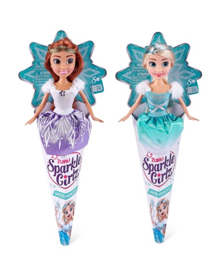 ZURU - Cône de crème glacée Sparkle Girlz Winter Princess