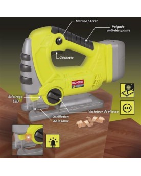 KID-OBY - Scie Sauteuse Electrique 21cm avec Lumière