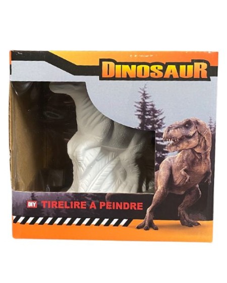 Tirelire à Peindre Dinosaure