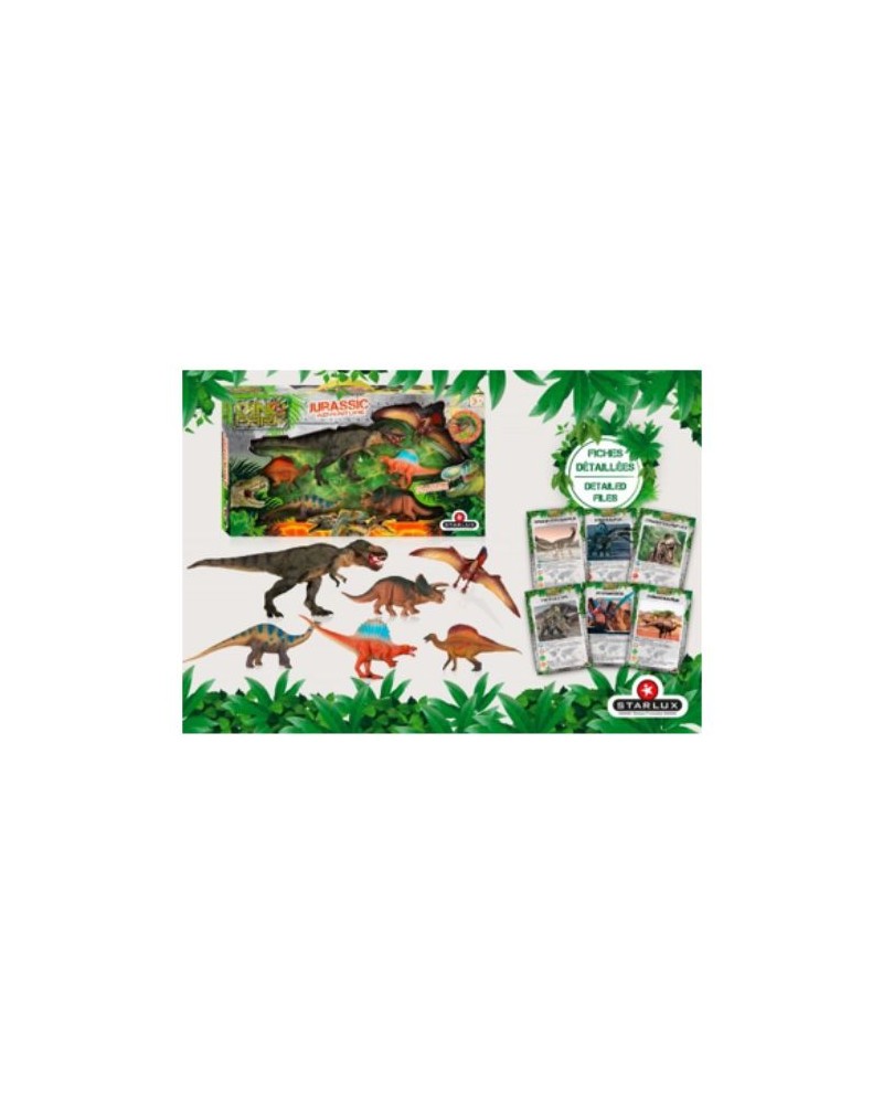 GRAND COFFRET 6 DINOSAURES DE COLLECTION