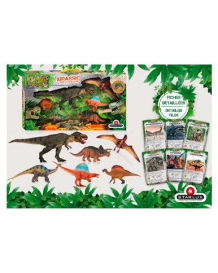 GRAND COFFRET 6 DINOSAURES DE COLLECTION