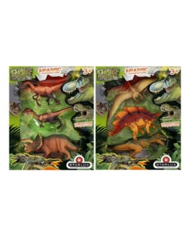 COFFRET DE 3 DINOSAURES DE COLLECTION - 2 ASST