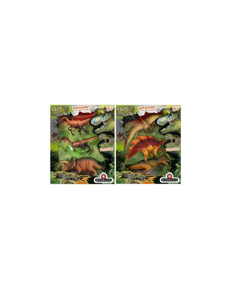 COFFRET DE 3 DINOSAURES DE COLLECTION - 2 ASST
