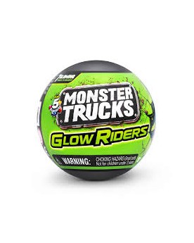 5 SURPRISE BRANDS - Monster Trucks Glow Riders zuru
