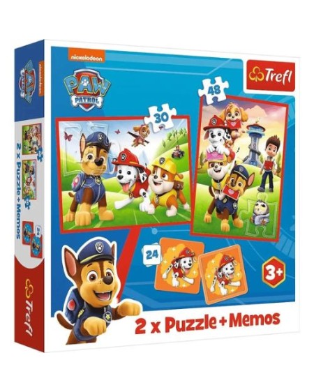 Puzzle - Paw Patrol - 2en1 + Memos