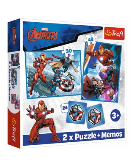 Puzzle - Avengers - 2en1 + Memos