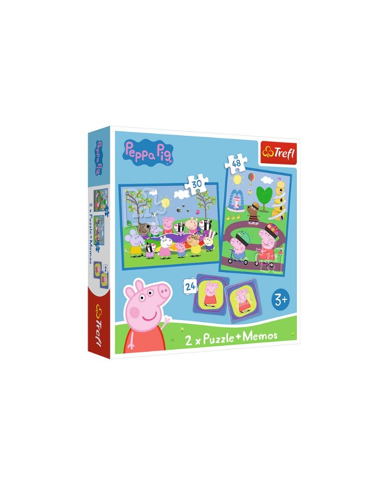 Puzzle - Peppa Pig - 2en1 + Memos