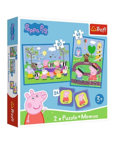 Puzzle - Peppa Pig - 2en1 + Memos
