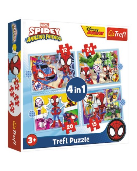 Puzzle 4en1 Spidey