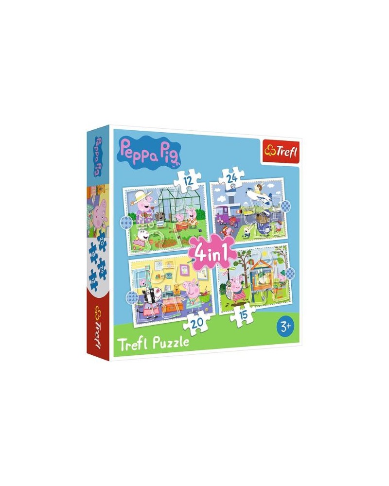 Puzzle 4en1 Peppa Pig