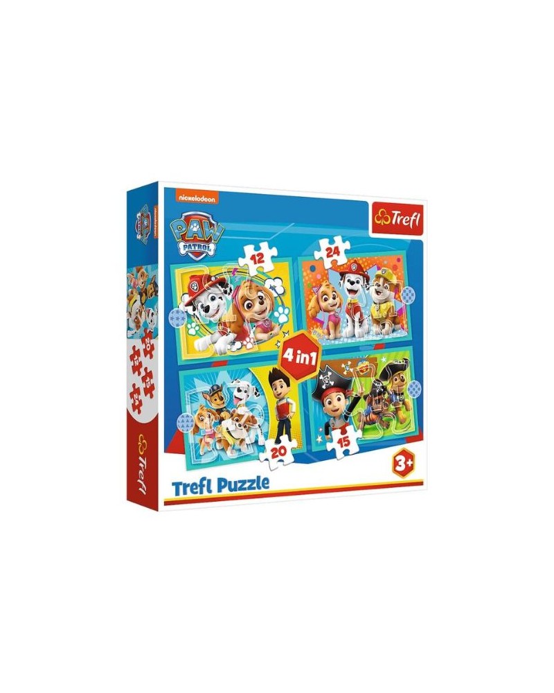 Puzzle - Paw Patrol - 4en1
