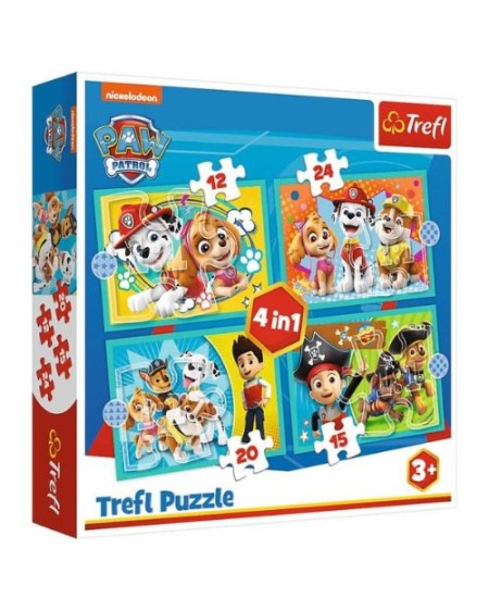 Puzzle - Paw Patrol - 4en1