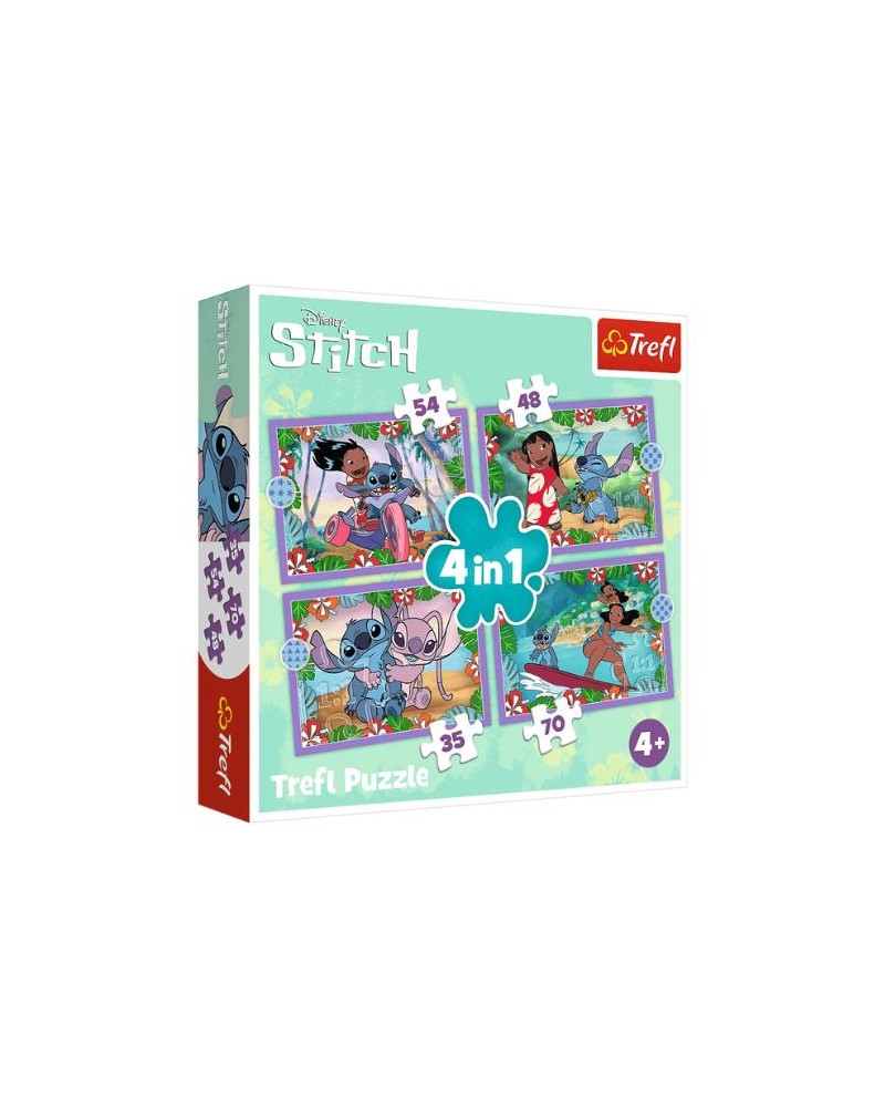 Puzzle - Lilo&Stitch - 4en1