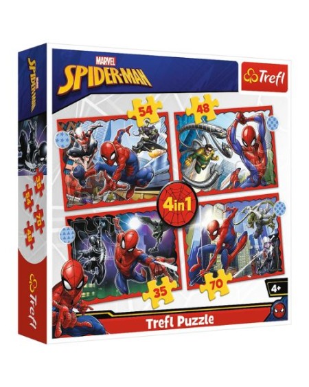 Puzzle - SpiderMan - 4en1