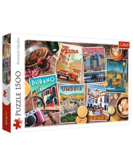 Puzzle - Voyage en Europe - 1500pcs