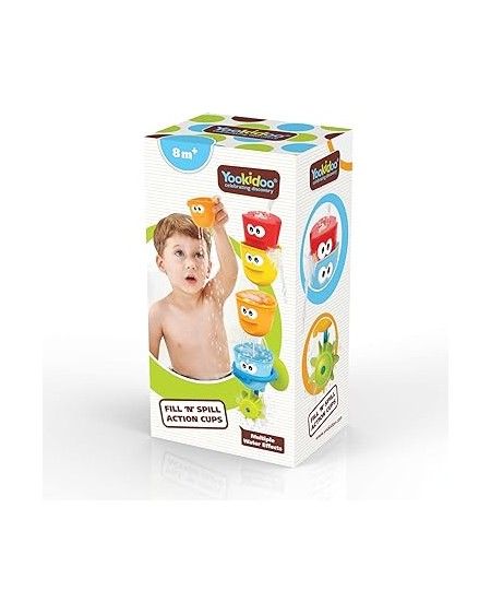 LES GOBELETS DE BAIN YOOKIDOO